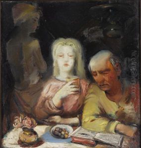 ,,Ohtu (Figuraalne kompositsioon)" by Kaarel Liimand