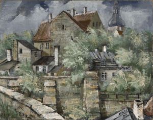 ,,Toompea katused" by Nikolai Kull