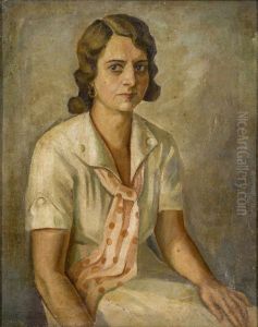 ,,Naise portree (Hilda Tonat)" by Nikolai Kull