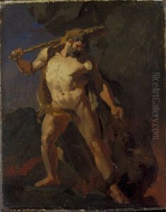 ,,Herakles ja Kerberos porguvaravas. Eskiis" by Johann Koler