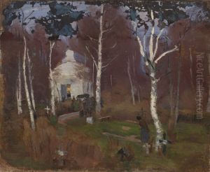 ,,Rakvere kalmistult (matuserongiga). Etuud" by Paul Raud