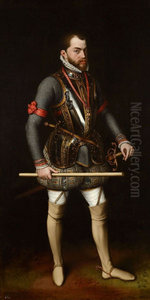 Philip II at the Battle of St. Quentin Philip II at the Battle of St. Quentin