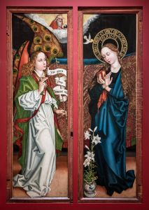 Annunciation by Martin Schongauer
