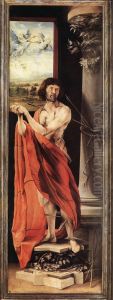 St Sebastian by Matthias Grunewald