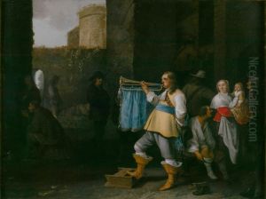The Trumpeter by Anthonie Palamedesz.