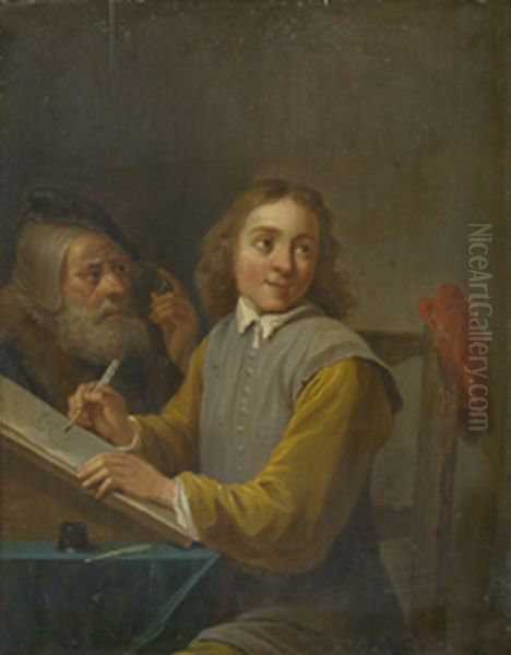 David Teniers (III) learns to draw - view 1