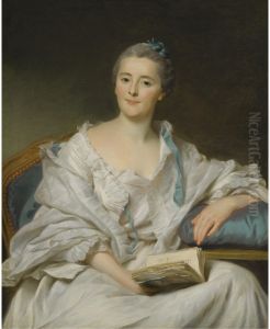 Portrait of the Marquise de Marigny by Alexander Roslin