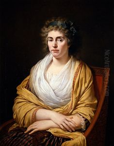 Portrait of Louise, wife of Bonnie Prince Charlie by Francois-Xavier Fabre