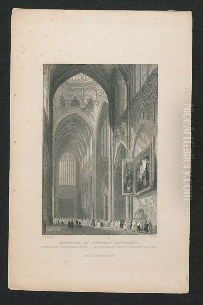 De Lieve Vrouwe-kerk te Antwerpen van brimen [sic.] - view 1