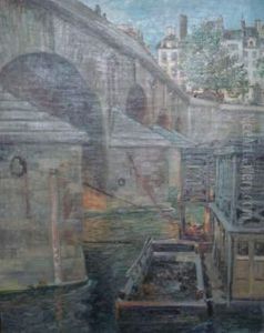 Le Pont Marie by Raymond Louis Charmaison