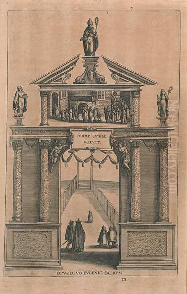Triomfboog ter ere van de H. Eugenius, bisschop van Toledo - view 1