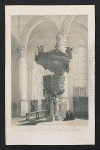 De preekstoel van de Sint-Jacobskerk, Antwerpen De preekstoel van de Sint-Jacobskerk, Antwerpen