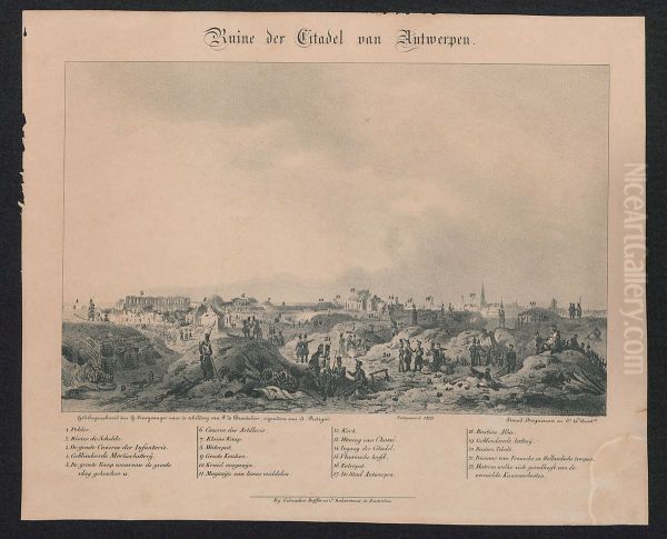 Ruine der Citadel van Antwerpen - view 1