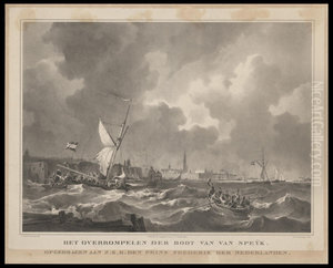 Het overrompelen der boot van Van Speijk. Het overrompelen der boot van Van Speijk.