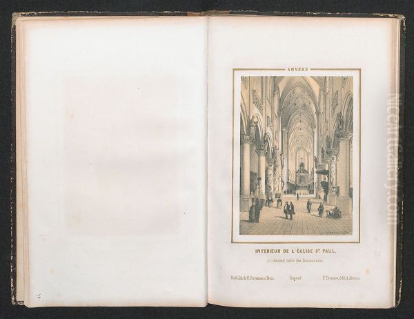De Sint-Pauluskerk, Antwerpen, vanbinnen - view 1
