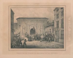 Het innemen van de Mechelse Poort (of Sint-Jorispoort) te Antwerpen op 27 oktober 1830.