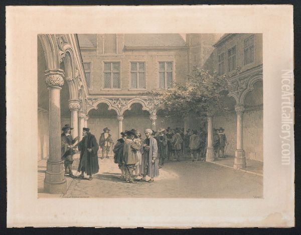 De oude Beurs (van 1515) van Antwerpen - view 1