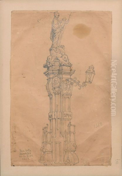 De pompe op de oude vismarkt van Antwerpen - view 1