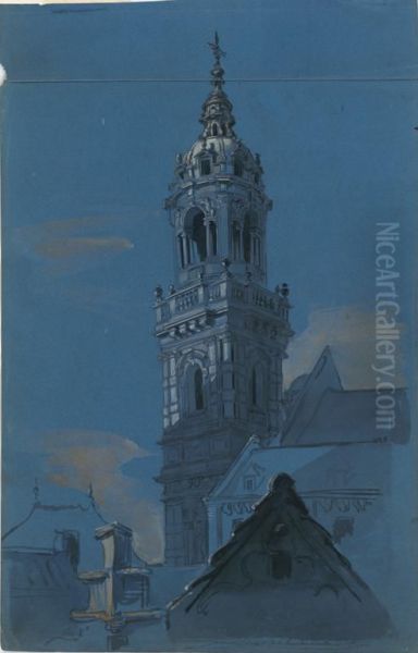 De toren van de Carolus Borromeuskerk - view 1