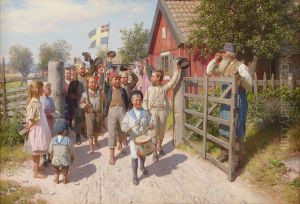 The old and the young Sweden by August Malmstrom
