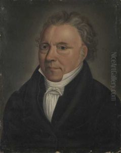 Selvportrett Frederik Petersen by Frederik Petersen