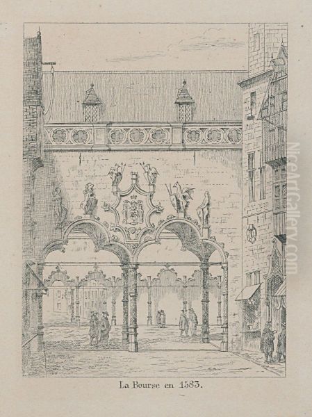 De Beurs van Antwerpen in 1583 - view 1