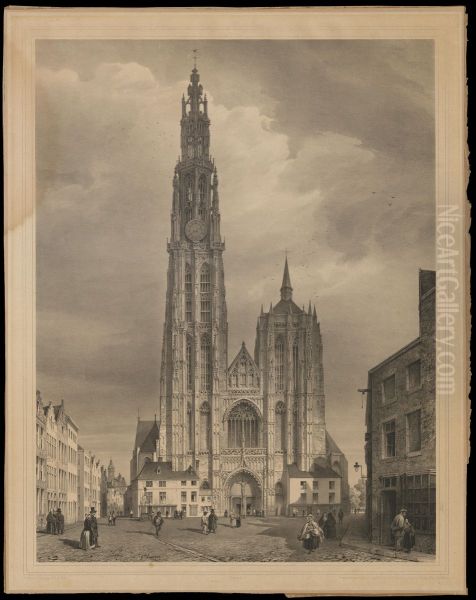 De kathedraal van Antwerpen - view 1