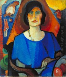 Self-portrait of Else Berg (1877-1942) by Else Berg