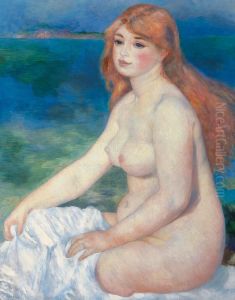 Blonde Bather by Pierre Auguste Renoir