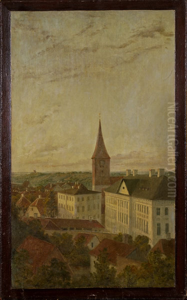 ,,Vaade Tartu ulikooli peahoonele Toomemaelt" - view 1