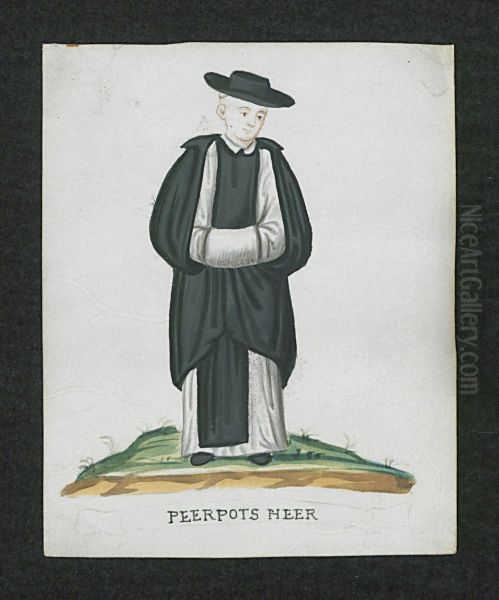 Member of the Pieter Pots convent or the Saint Salvator priory of Antwerp - view 1