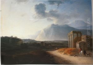 Landscape with the Stromboli vulcan