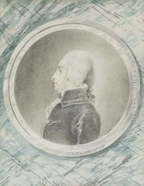 Portrait Of A Man In Profile To The Left - view 1