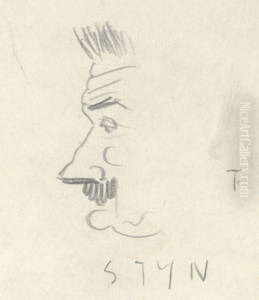 Portret van Stijn Streuvels - profiel - view 1