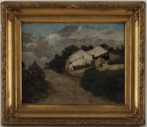 Village De Campagne by Eugene Charpentier