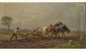 Scene De Labour by Eugene Charpentier