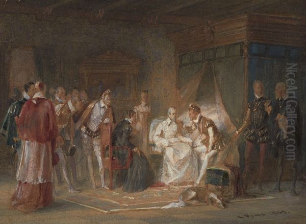 The Visit of Charles IX to the Dying Coligny - view 1
