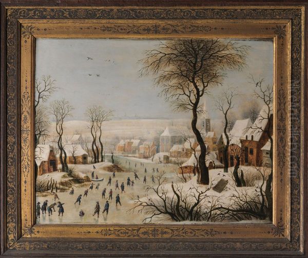Winter Landscape with Bird Trap - view 1