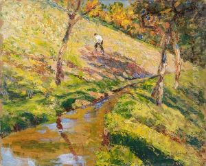 Sur Les Pentes Du Barret, Automne by Victor Charreton