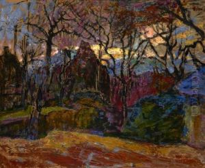 Bord De Riviere En Automne by Victor Charreton