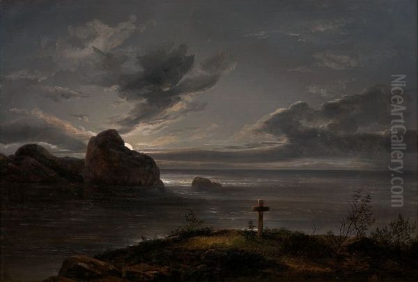 The Grave by the Sea - view 1