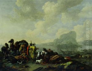 Riverbank with Oriental Merchants
