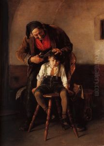 The barber by Nikolaos Gyzis