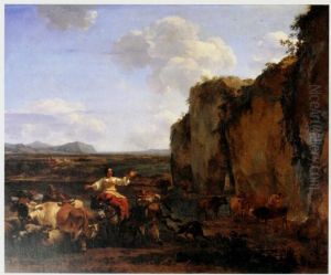 Italianate Landscape with Stubborn Donkey