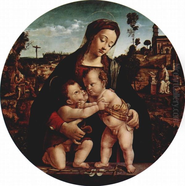Virgin and Child with Infant John the Baptist - view 1