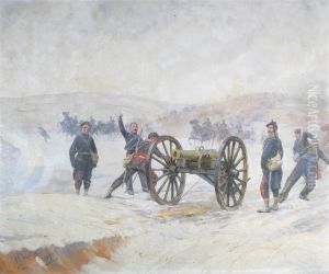 French Soldiers With Canon French Soldiers With Canon