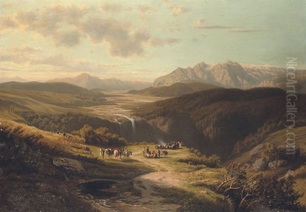Valley In The Andes - view 1