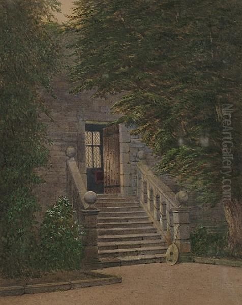 Doorway, Haddon Hall, Evening - view 1