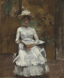 Lady In White by William Merritt Chase