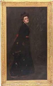 The Black Kimono by William Merritt Chase